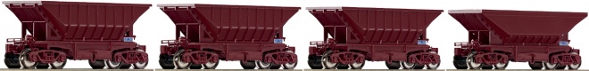 Set of 4 ore hopper cars<br /><a href='images/pictures/Roco/179177.jpg' target='_blank'>Full size image</a>